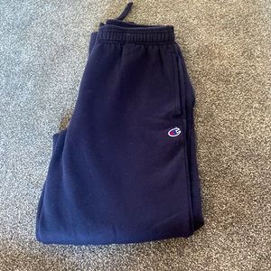 Dark blue champion sweatpants